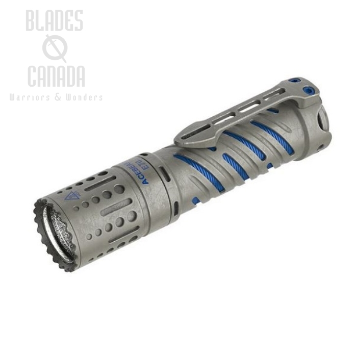 (image for) Acebeam E70-TI EDC Flashlight, Titanium Stonewash - 4000 Lumens - 6500K